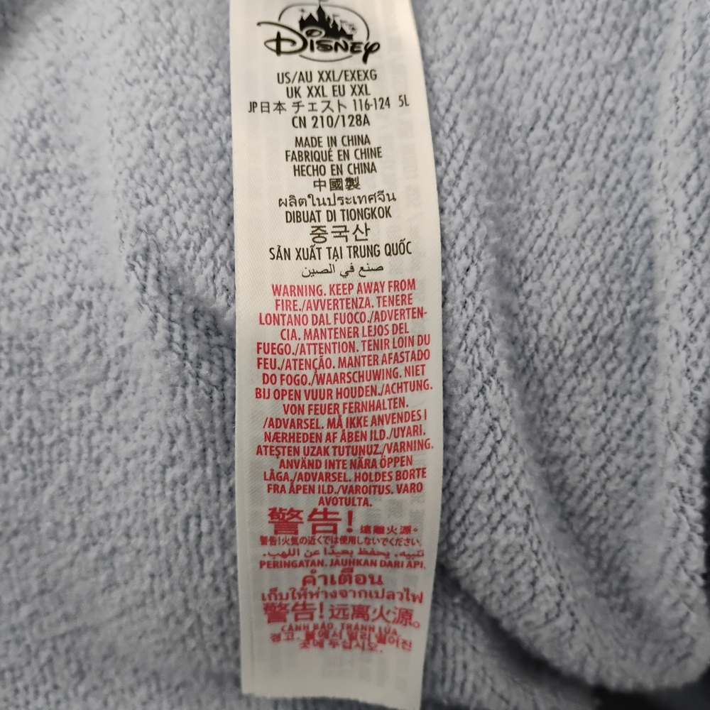 Disney Light Blue Vintage Mickey Graphic Pullover Sz XXL - Picture 5 of 8